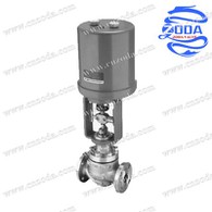 Falf Rheoli Sedd Sengl Niwmatig Trydan